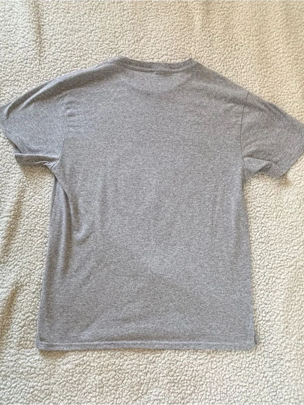 Records Grey Graphic T-Shirt - Orange & Navy Print